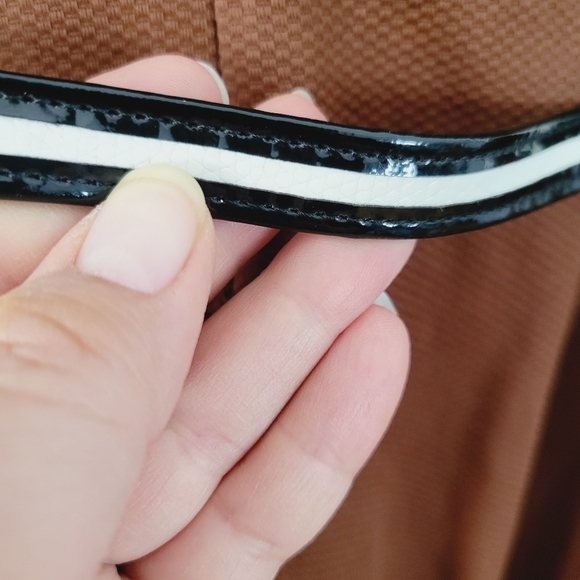 WD.NY colorblock sleeveless black and brown dress size 4 - Picture 8 of 10